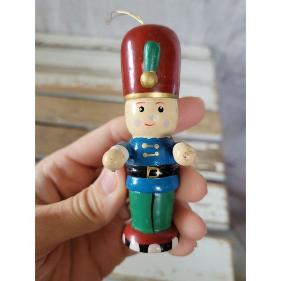 Russ nutcracker soldier guard vintage ornament Xmas holiday tree - Picture 5 of 5